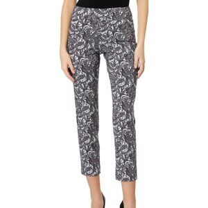 Lands' End Women's Starfish Mid Rise Straight Leg Elastic Waist Pull On Pants